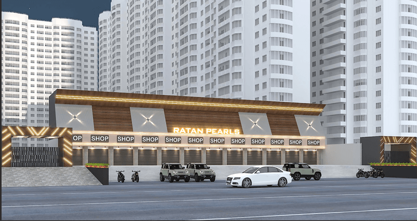 RATAN PEARL MAIN FAÇADE DESIGN
